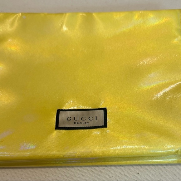 Gucci Shimmering Yellow Cosmetic Case - Picture 2 of 7
